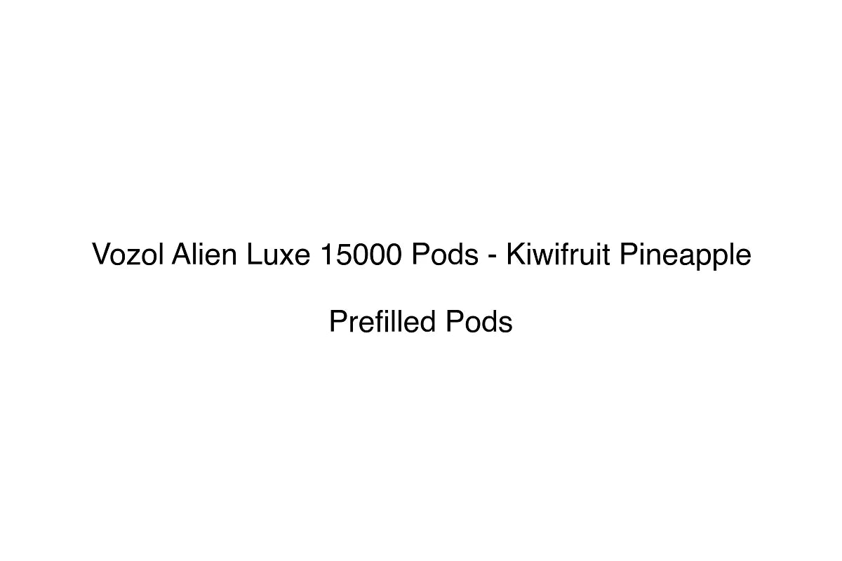 Vozol Alien Luxe 15000 Pods - Kiwifruit Pineapple - Prefilled Pods