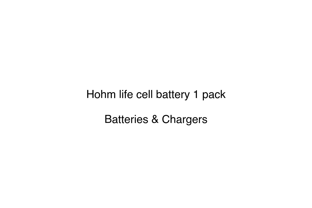 Hohm life cell battery 1 pack - Batteries & Chargers