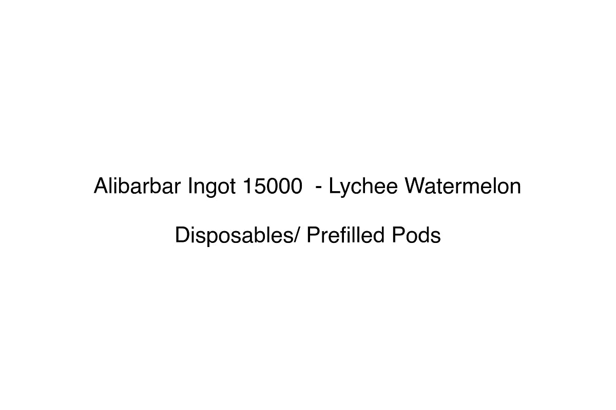 Alibarbar Ingot 15000 - Lychee Watermelon - Disposables/ Prefilled Pods