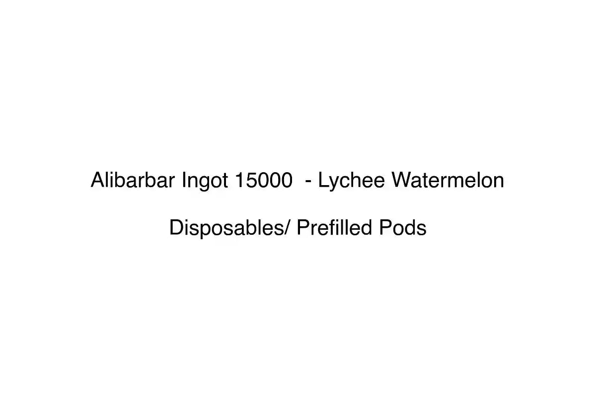 Alibarbar Ingot 15000 - Lychee Watermelon - Disposables/ Prefilled Pods