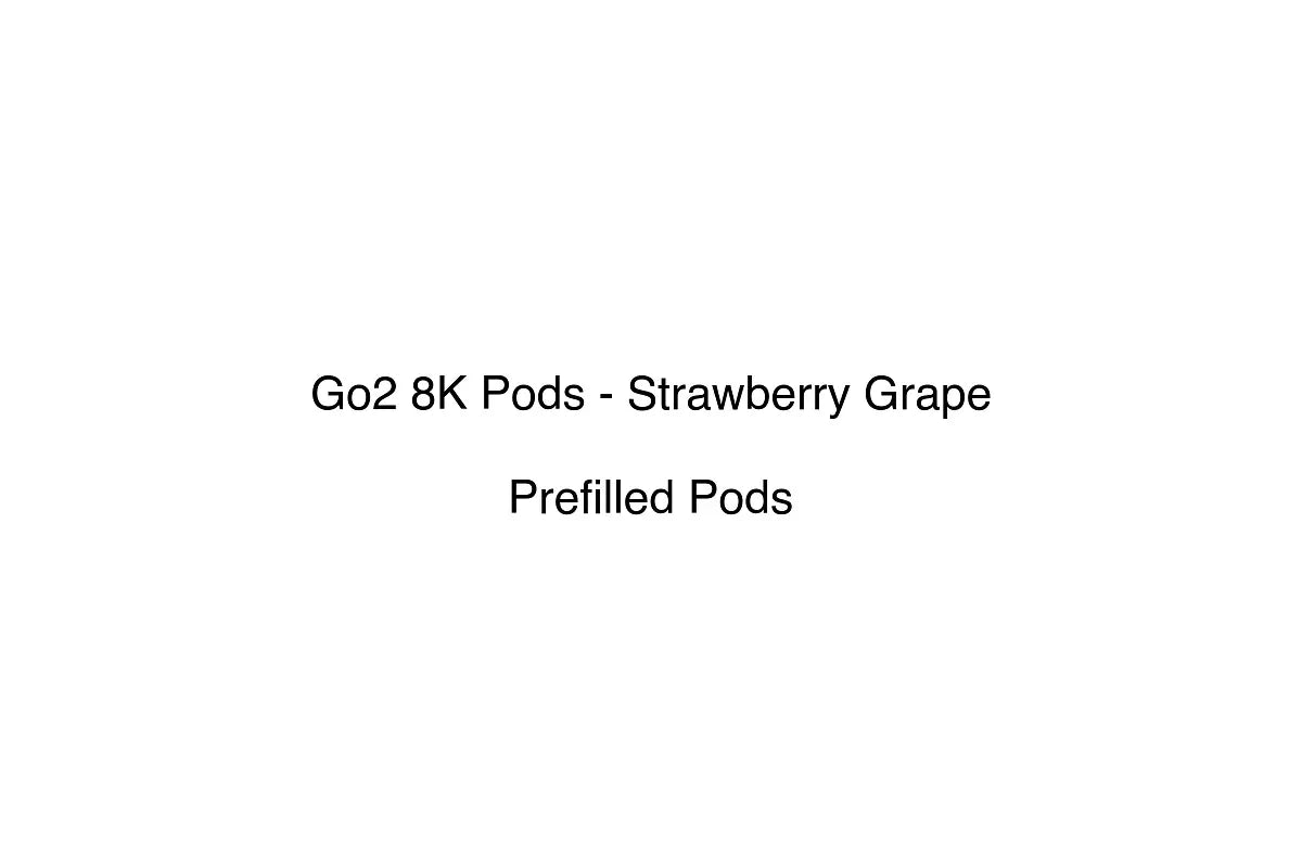 Go2 8K Pods - Strawberry Grape - Prefilled Pods