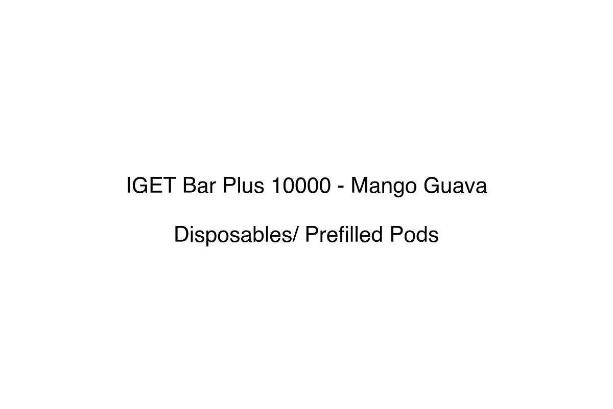 IGET Bar Plus 10000 - Mango Guava - Disposables/ Prefilled Pods