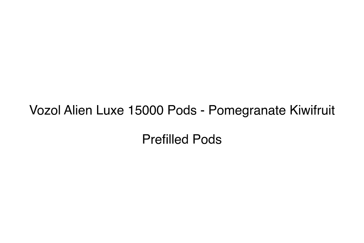 Vozol Alien Luxe 15000 Pods - Pomegranate Kiwifruit - Prefilled Pods