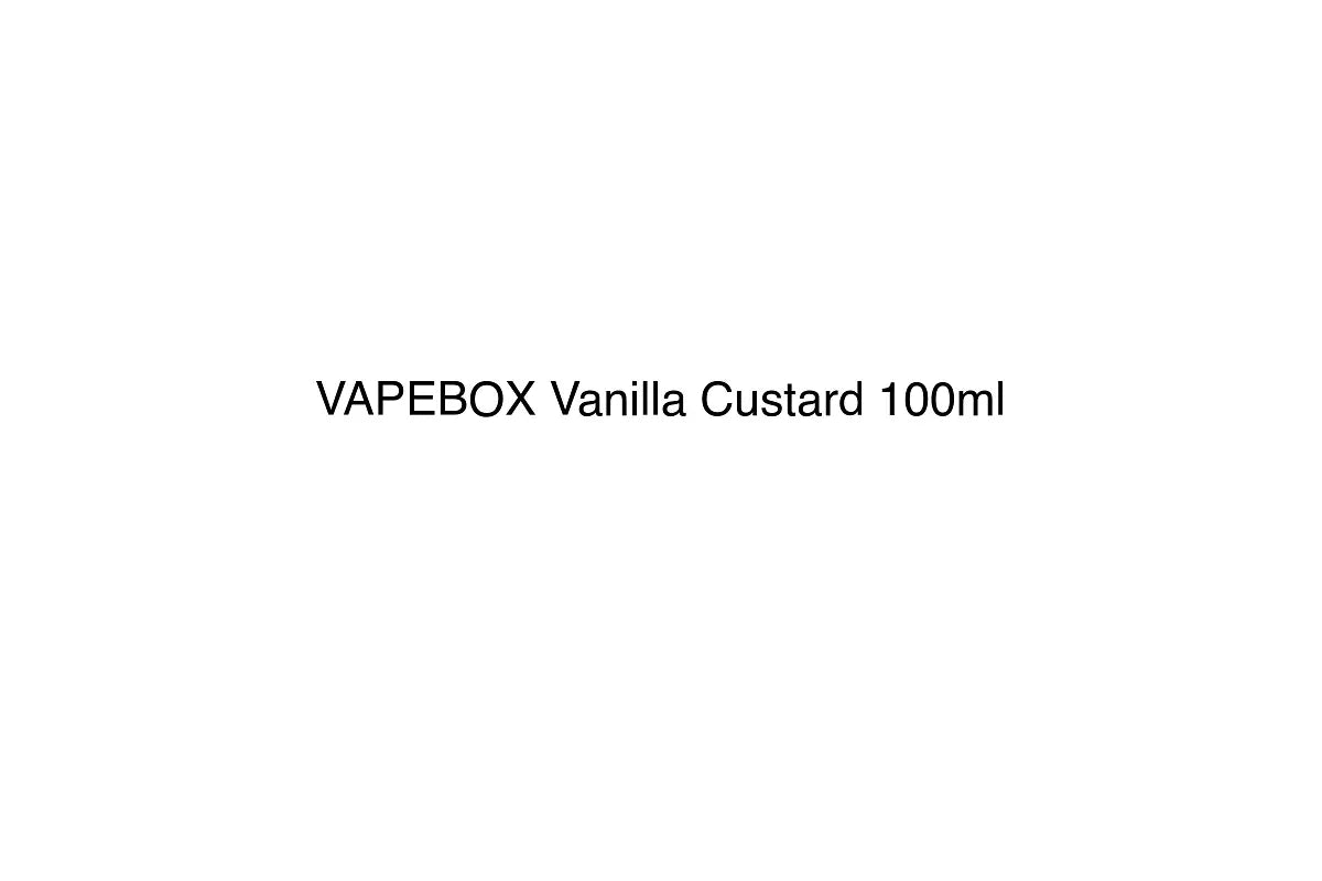 VAPEBOX Vanilla Custard 100ml -