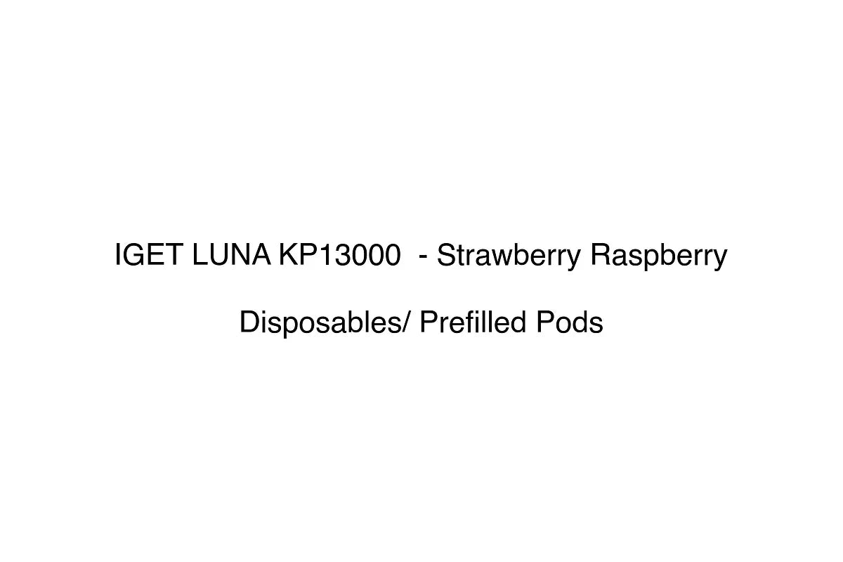 IGET LUNA KP13000 - Strawberry Raspberry - Disposables/ Prefilled Pods