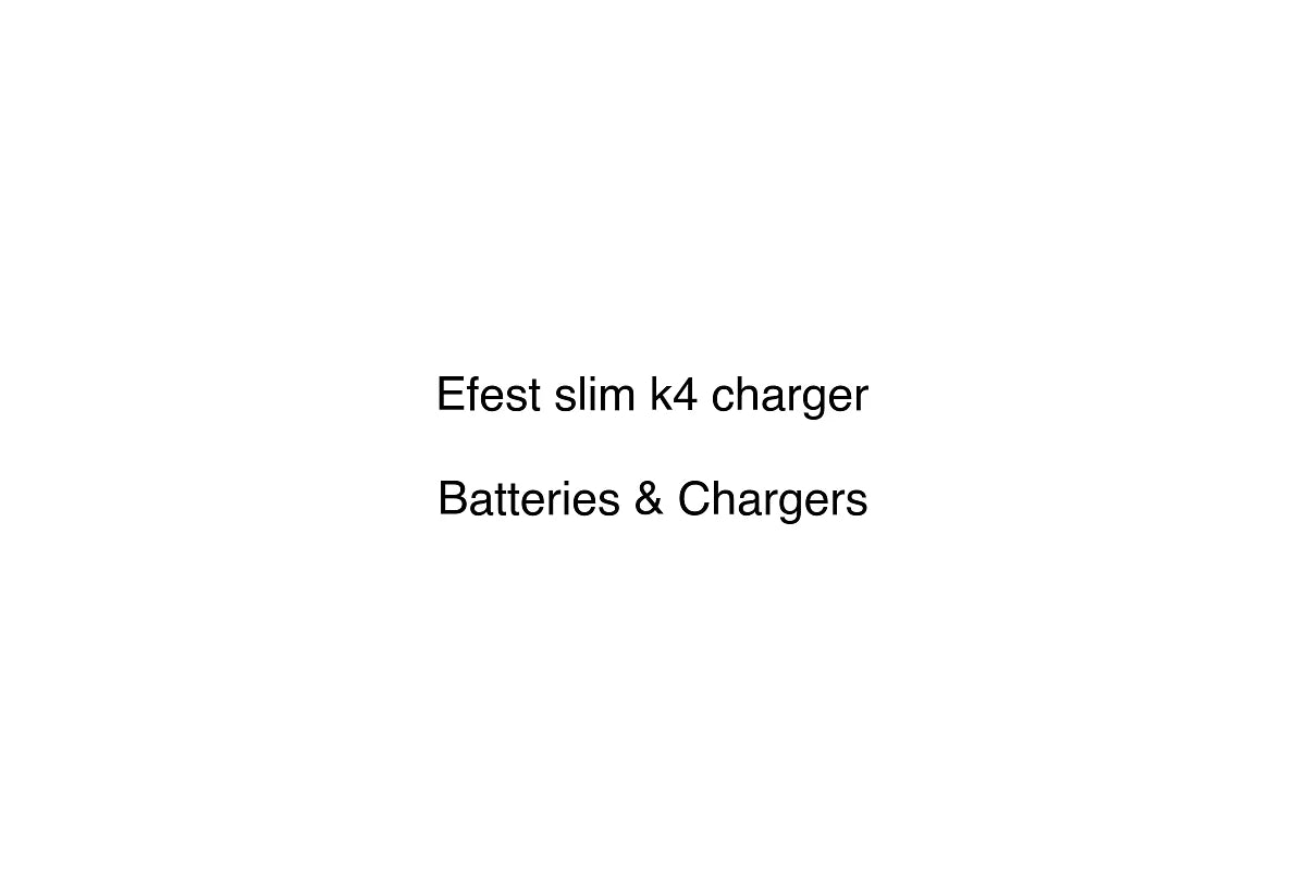 Efest slim k4 charger - Batteries & Chargers