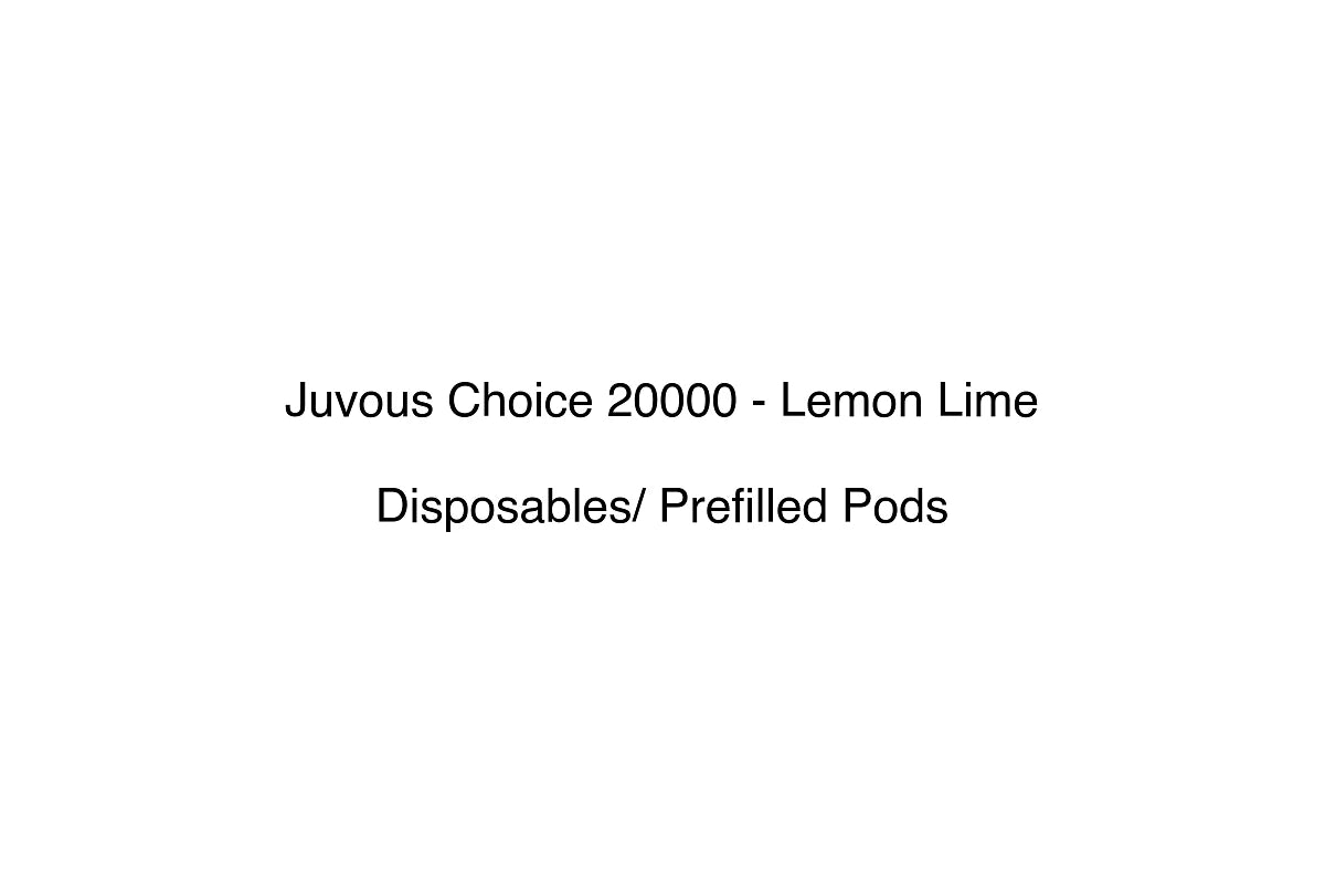 Juvous Choice 20000 - Lemon Lime - Disposables/ Prefilled Pods