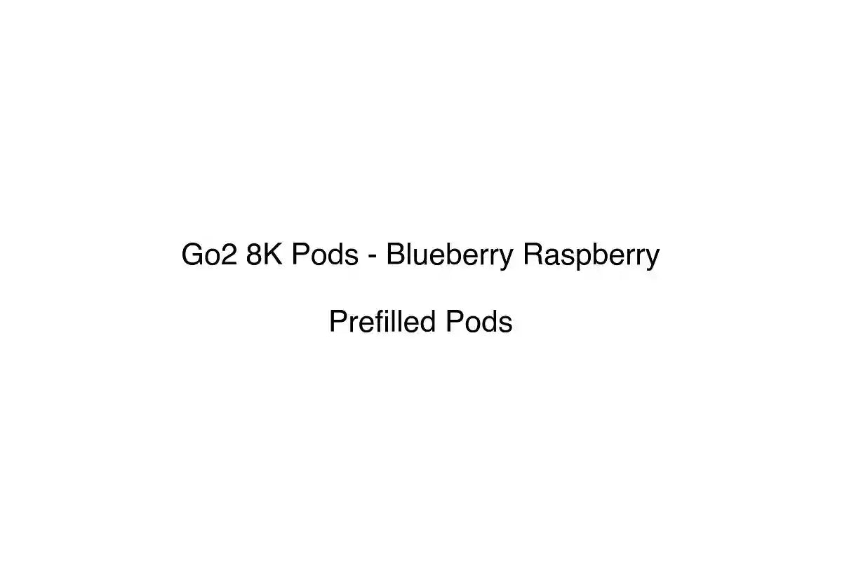 Go2 8K Pods - Blueberry Raspberry - Prefilled Pods