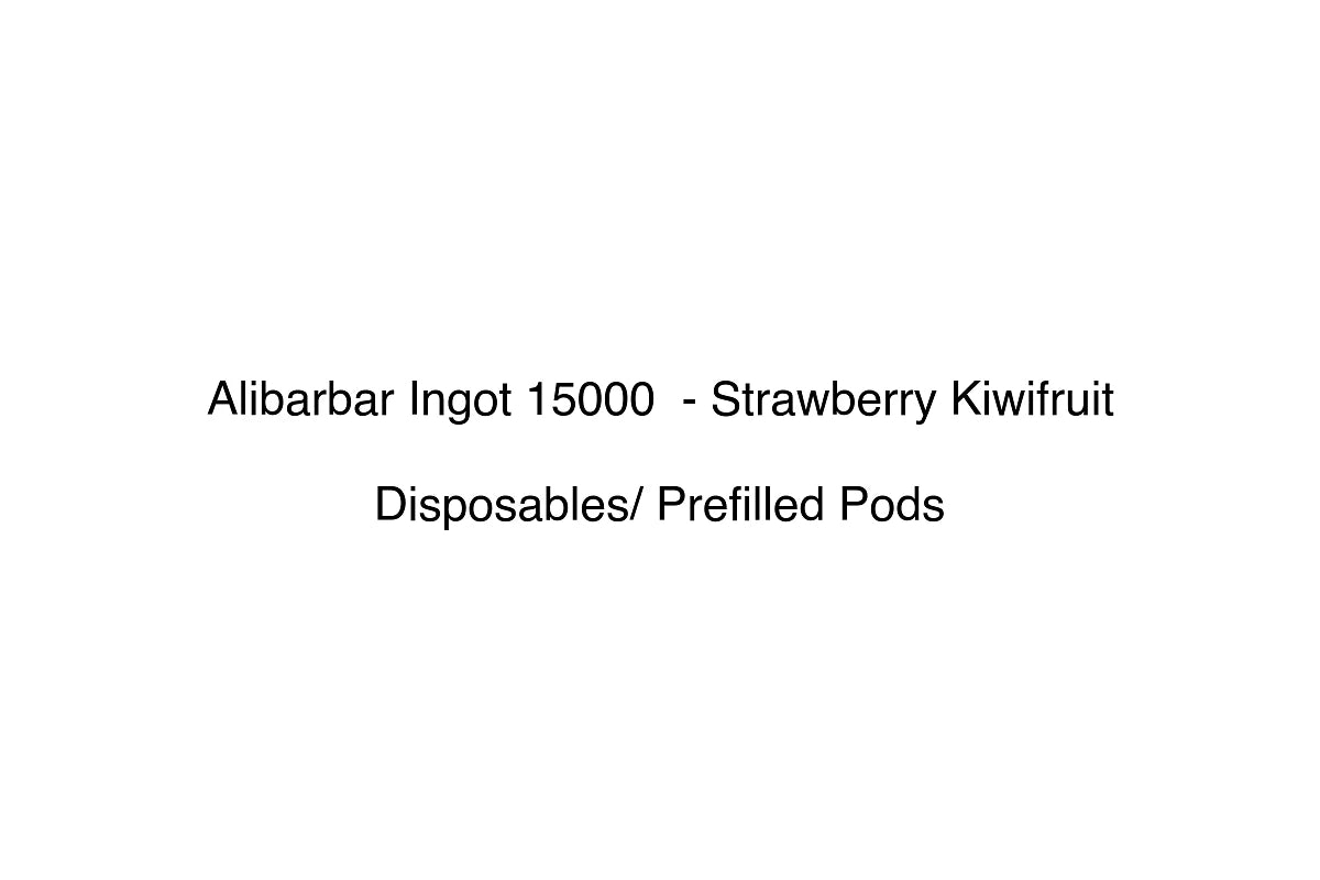 Alibarbar Ingot 15000 - Strawberry Kiwifruit - Disposables/ Prefilled Pods