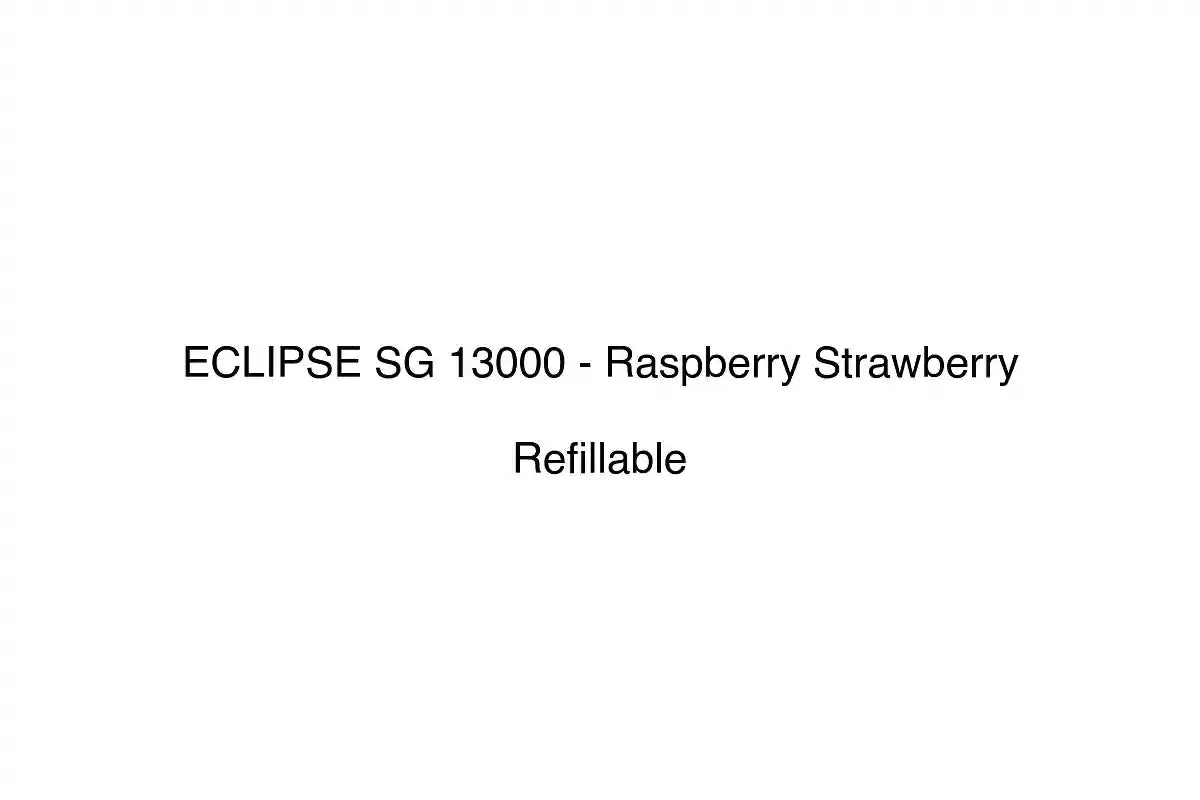 ECLIPSE SG 13000 - Raspberry Strawberry - Refillable