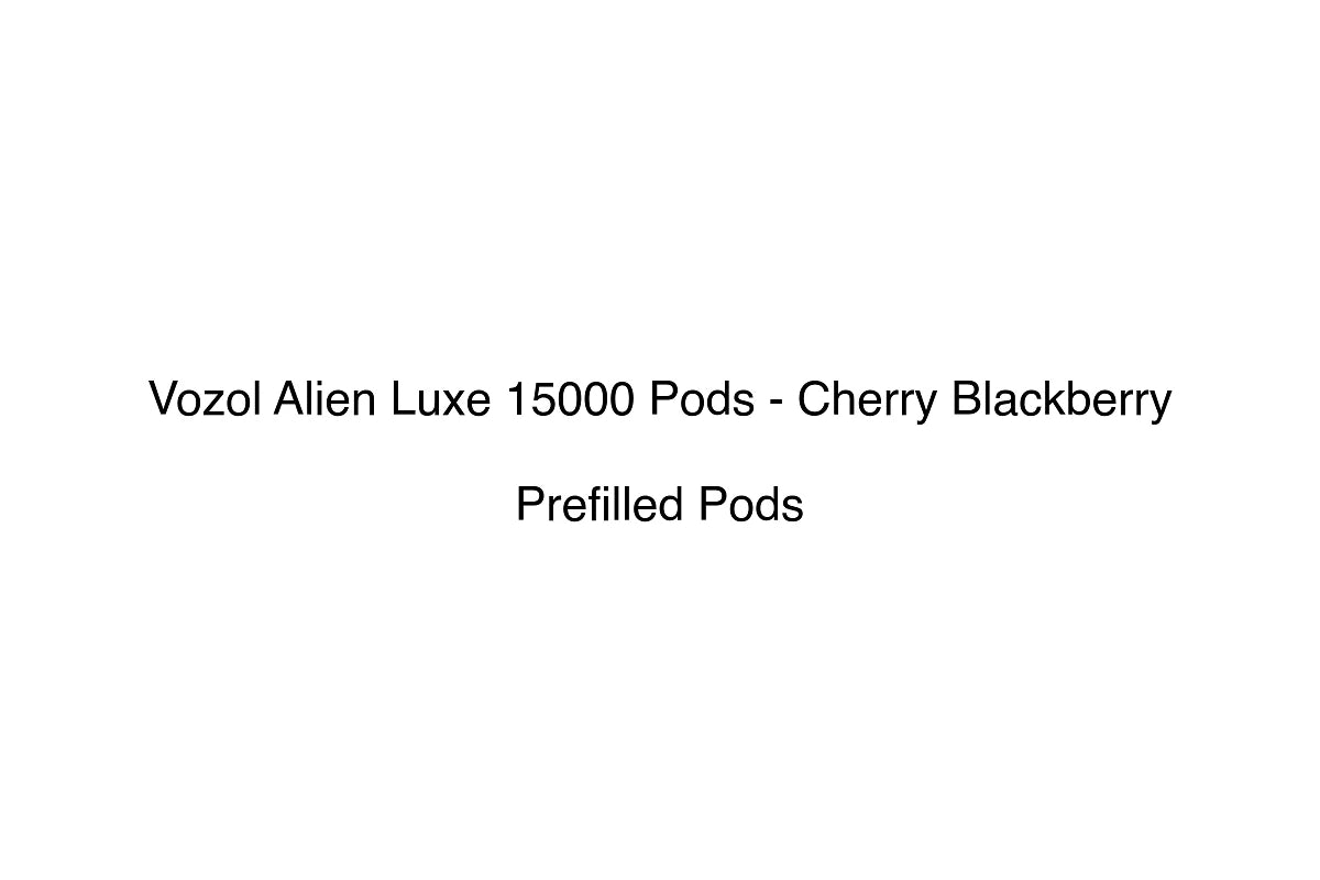Vozol Alien Luxe 15000 Pods - Cherry Blackberry - Prefilled Pods