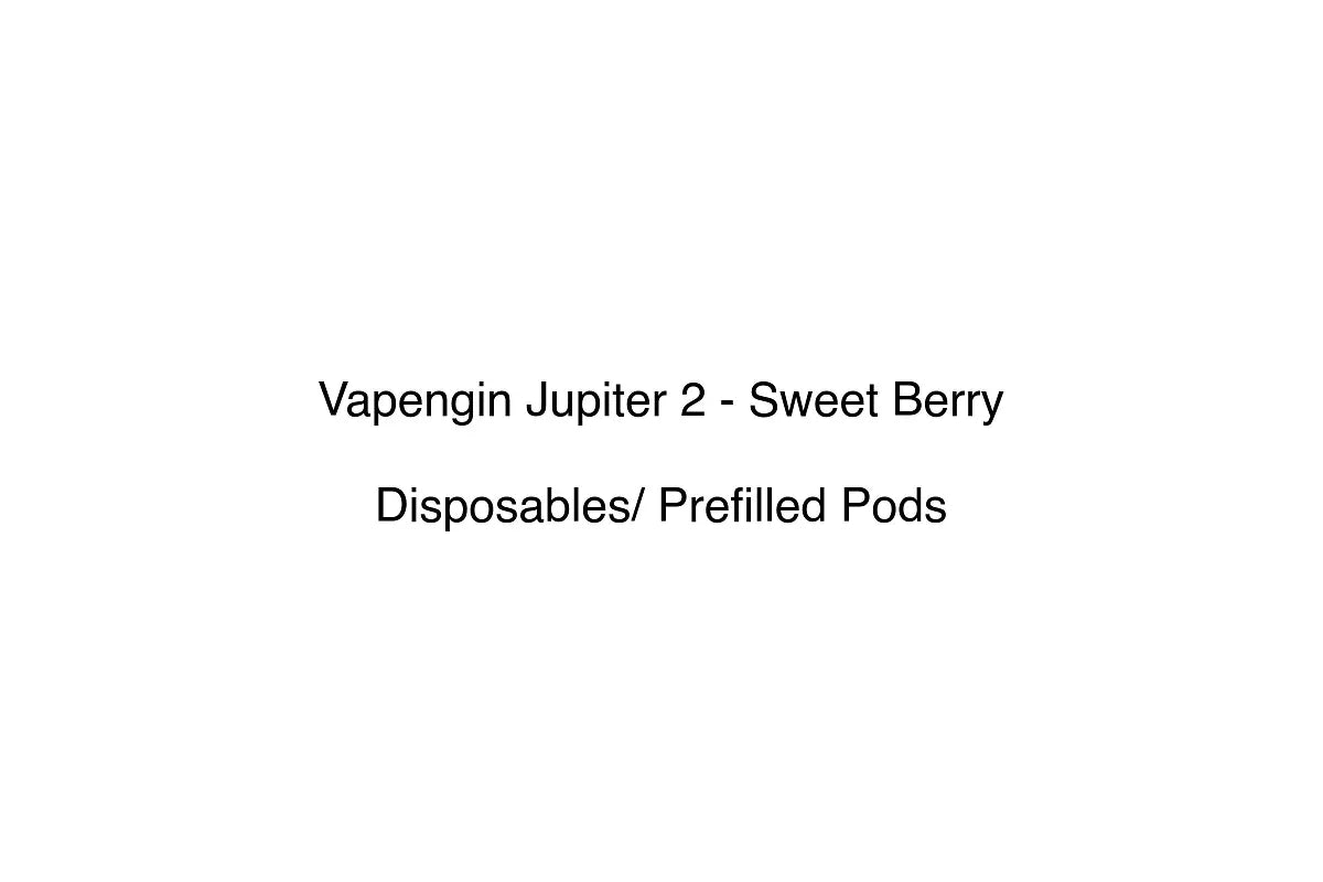 Vapengin Jupiter 2 - Sweet Berry - Disposables/ Prefilled Pods