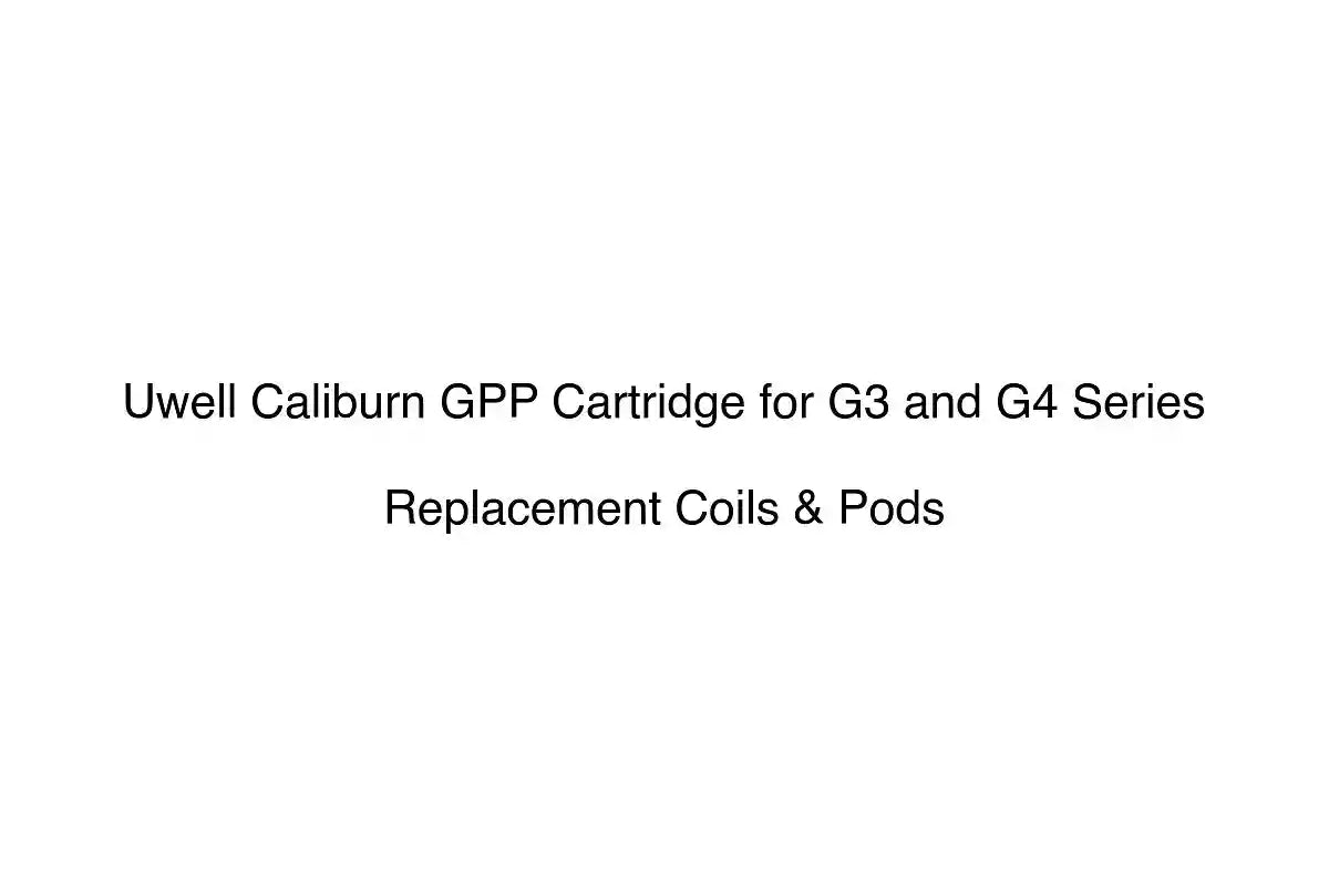 Uwell Caliburn GPP Cartridge for G3 and G4 Series - Replacement Coils & Pods