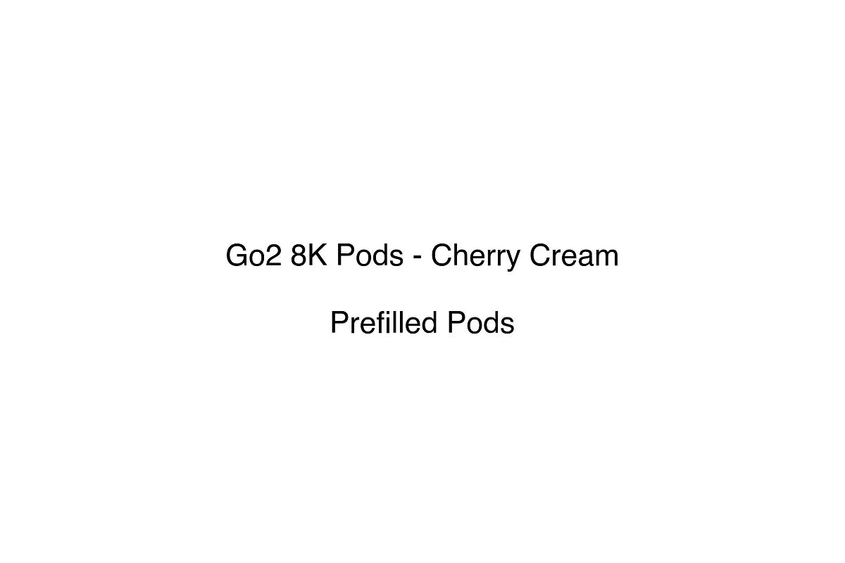 Go2 8K Pods - Cherry Cream - Prefilled Pods