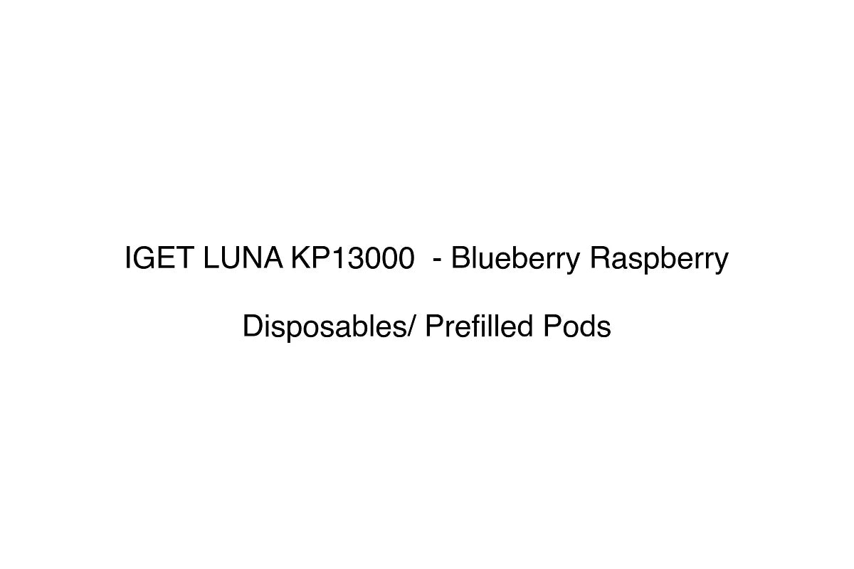IGET LUNA KP13000 - Blueberry Raspberry - Disposables/ Prefilled Pods