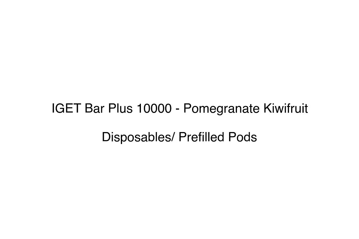 IGET Bar Plus 10000 - Pomegranate Kiwifruit - Disposables/ Prefilled Pods