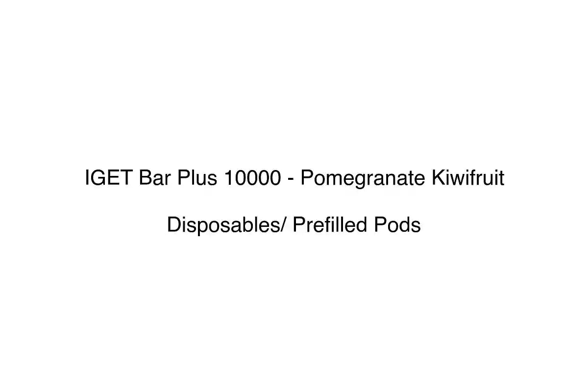 IGET Bar Plus 10000 - Pomegranate Kiwifruit - Disposables/ Prefilled Pods