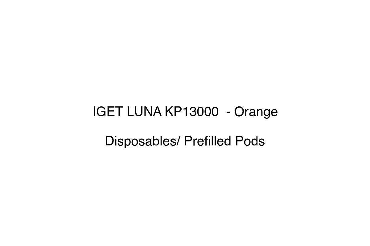 IGET LUNA KP13000 - Orange - Disposables/ Prefilled Pods