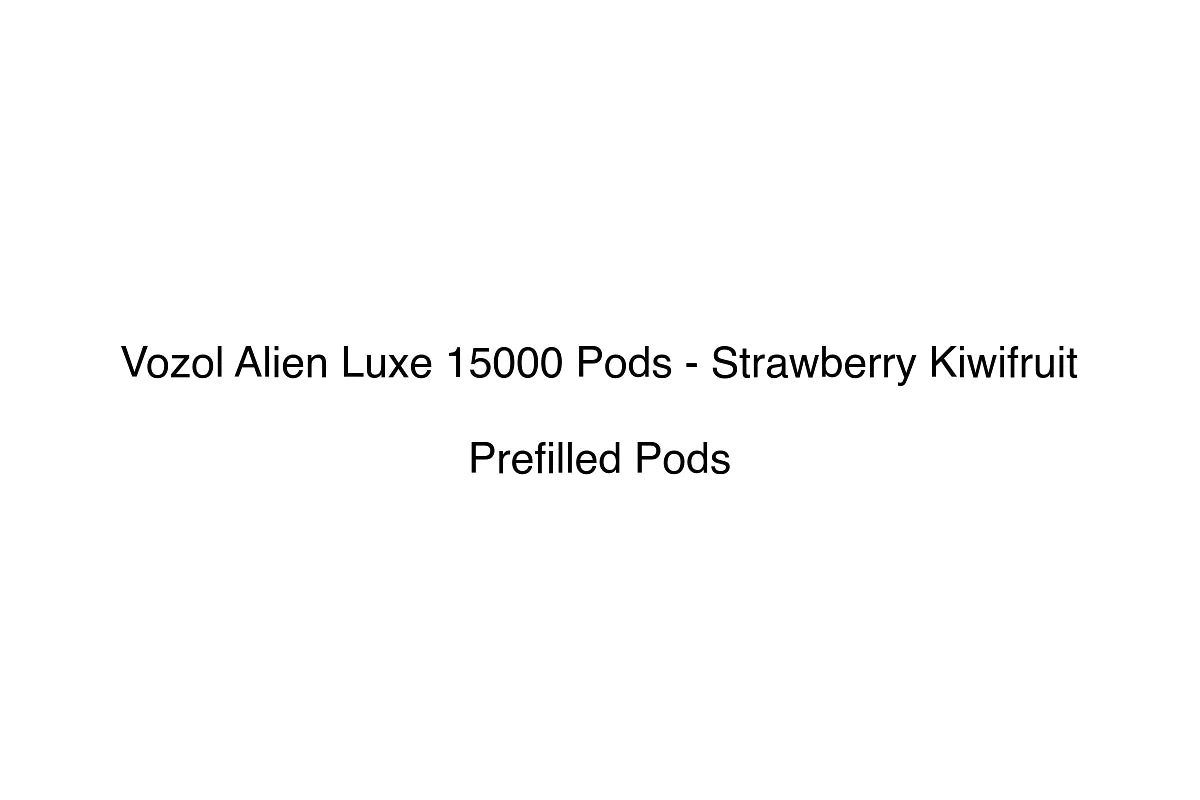 Vozol Alien Luxe 15000 Pods - Strawberry Kiwifruit - Prefilled Pods