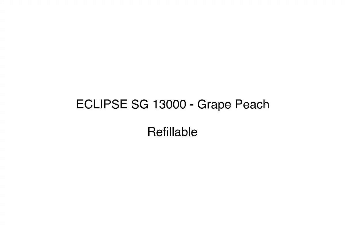 ECLIPSE SG 13000 - Grape Peach - Refillable