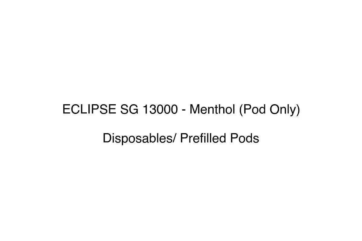 ECLIPSE SG 13000 - Menthol (Pod Only) - Disposables/ Prefilled Pods