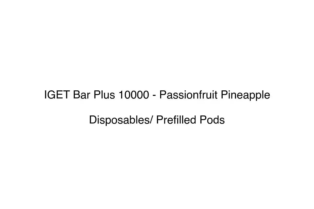 IGET Bar Plus 10000 - Passionfruit Pineapple - Disposables/ Prefilled Pods