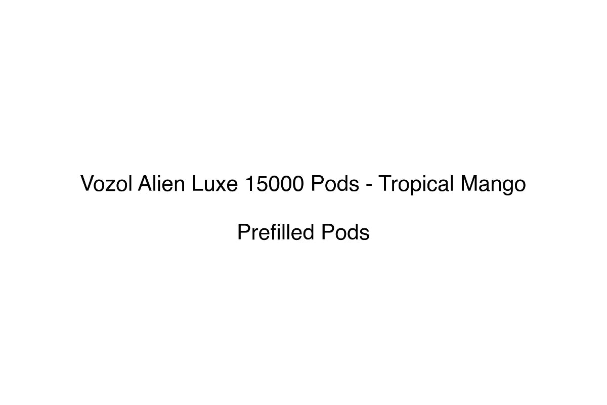 Vozol Alien Luxe 15000 Pods - Tropical Mango - Prefilled Pods