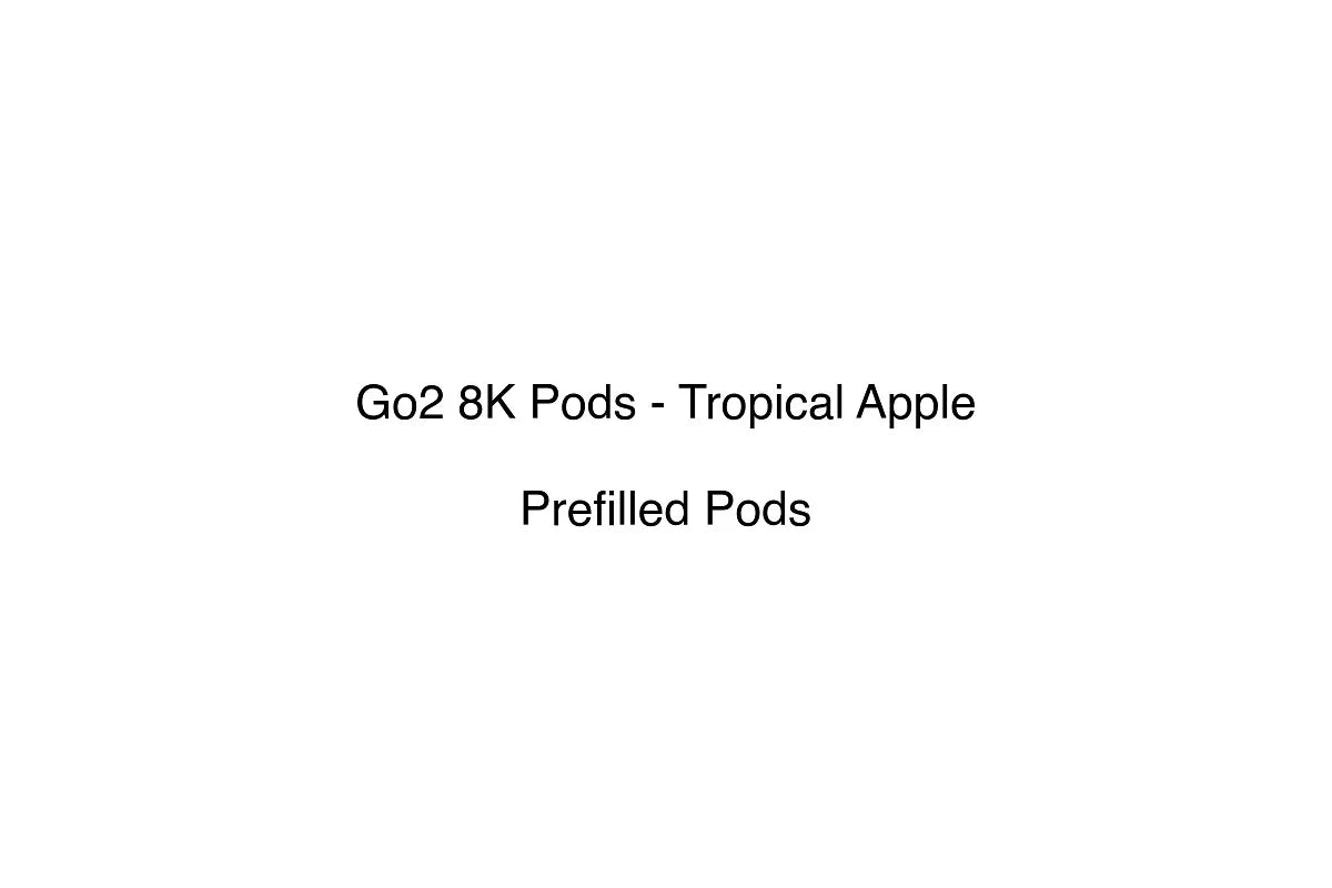 Go2 8K Pods - Tropical Apple - Prefilled Pods