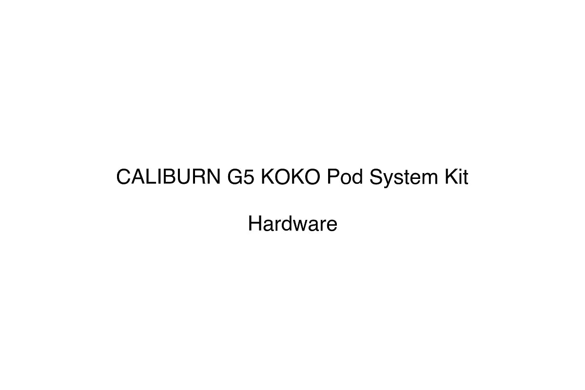 CALIBURN G5 KOKO Pod System Kit - Hardware