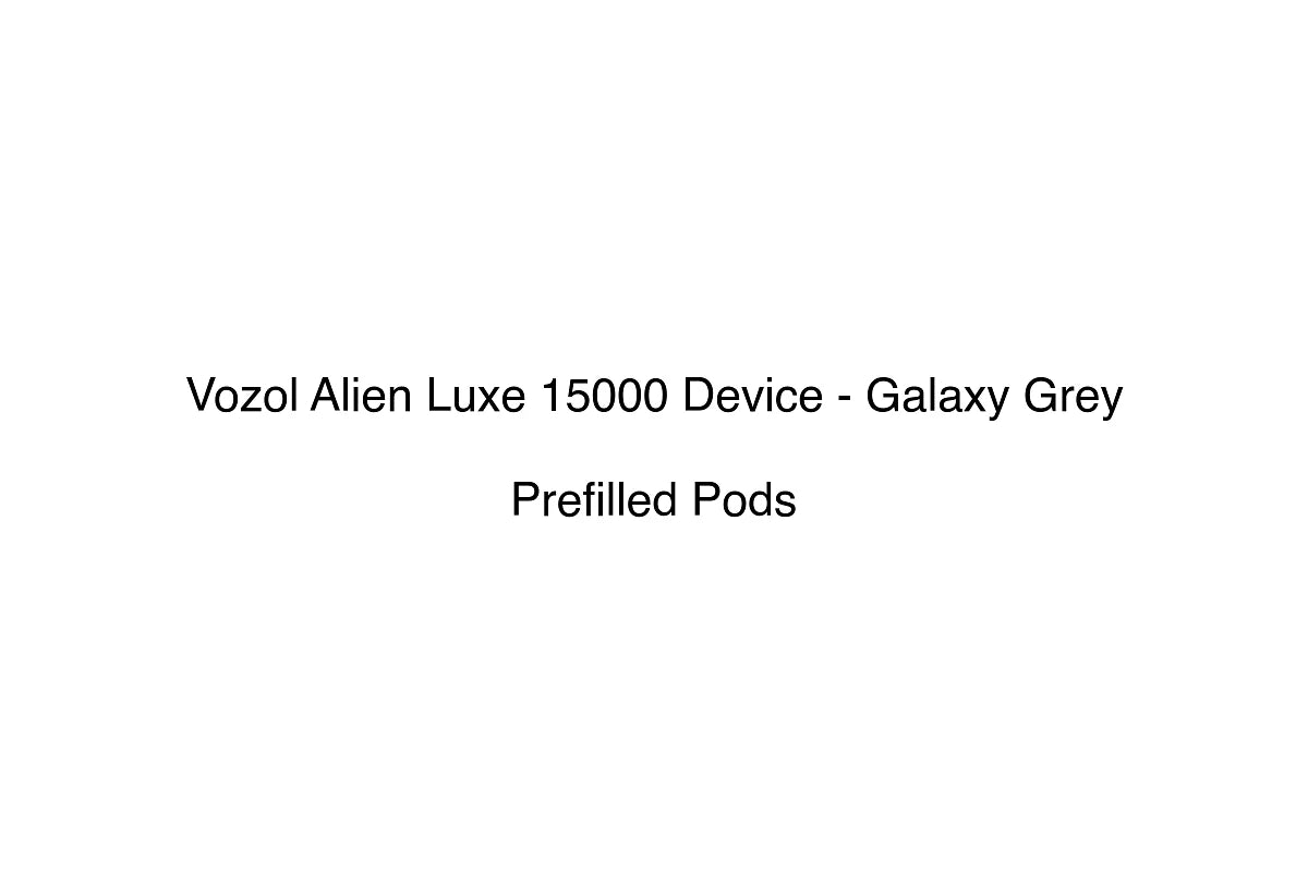 Vozol Alien Luxe 15000 Device - Galaxy Grey - Prefilled Pods