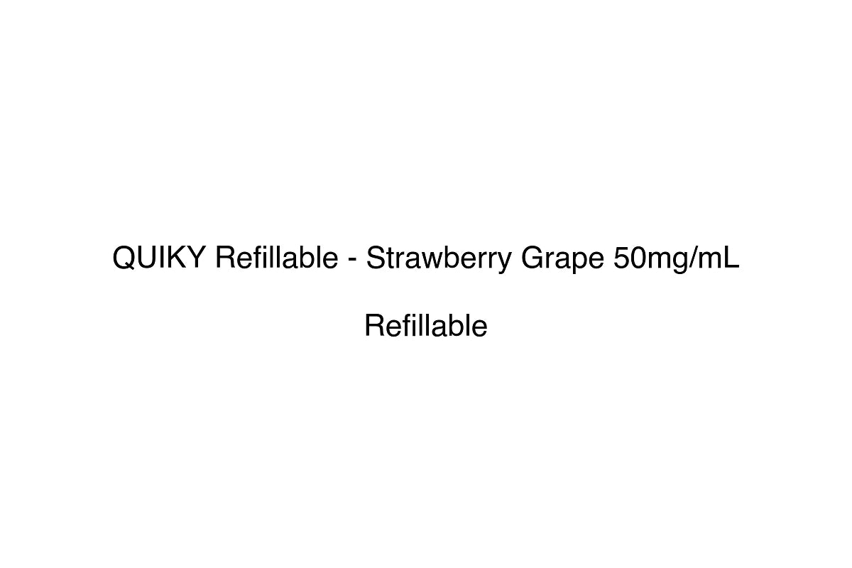 QUIKY Refillable - Strawberry Grape 50mg/mL - Refillable