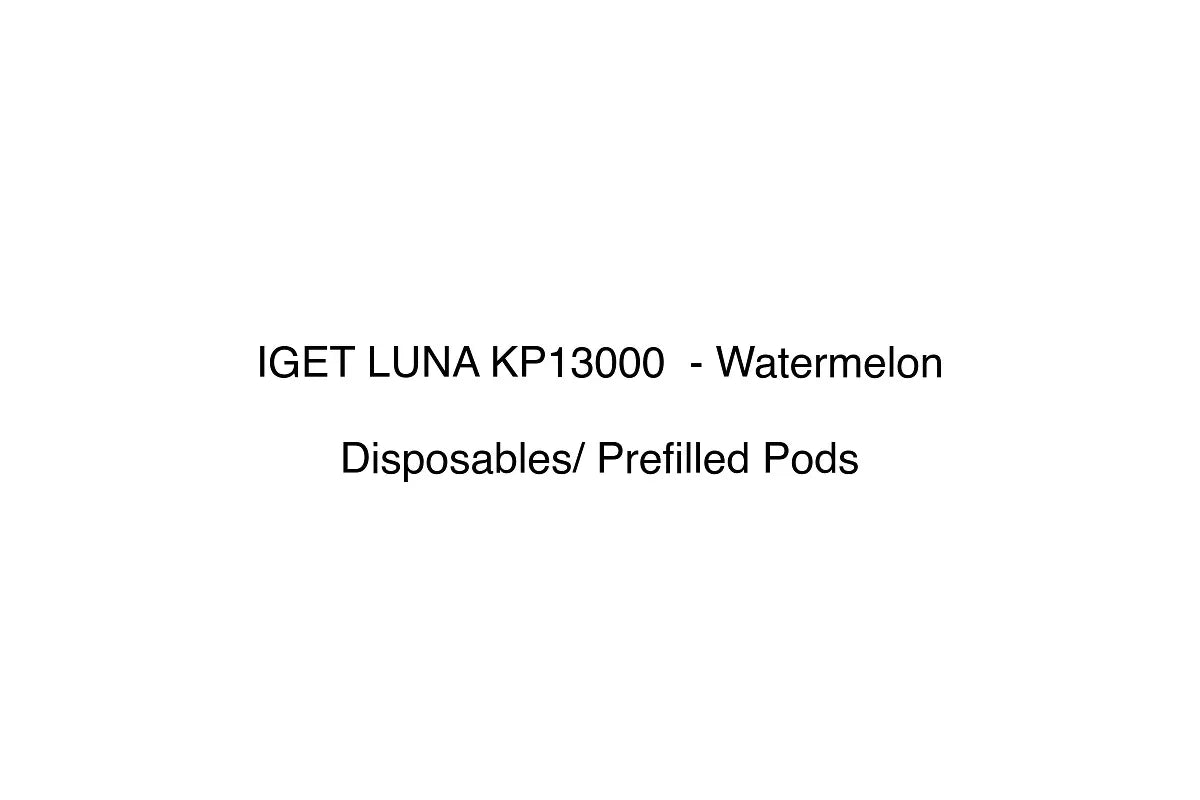IGET LUNA KP13000 - Watermelon - Disposables/ Prefilled Pods