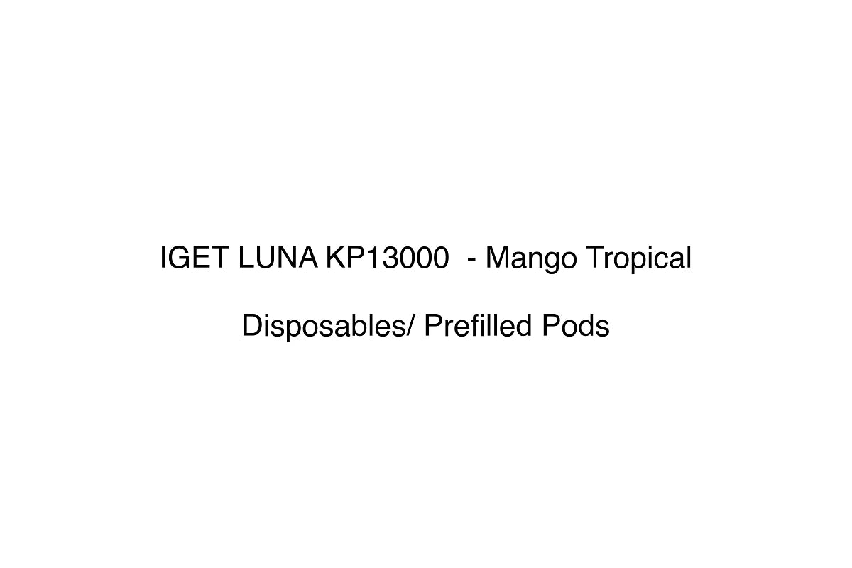 IGET LUNA KP13000 - Mango Tropical - Disposables/ Prefilled Pods
