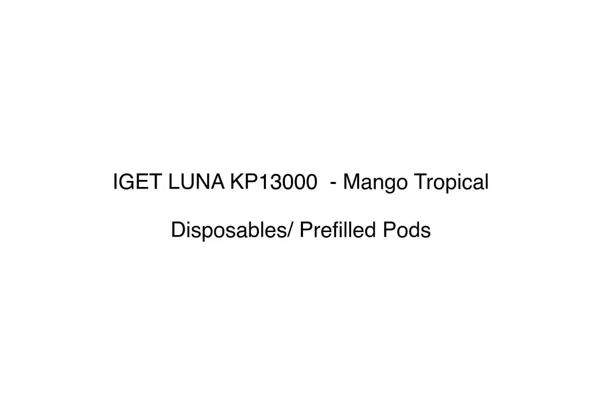 IGET LUNA KP13000 - Mango Tropical - Disposables/ Prefilled Pods