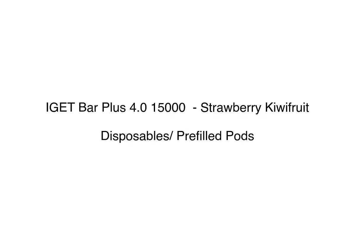 IGET Bar Plus 4.0 15000 - Strawberry Kiwifruit - Disposables/ Prefilled Pods
