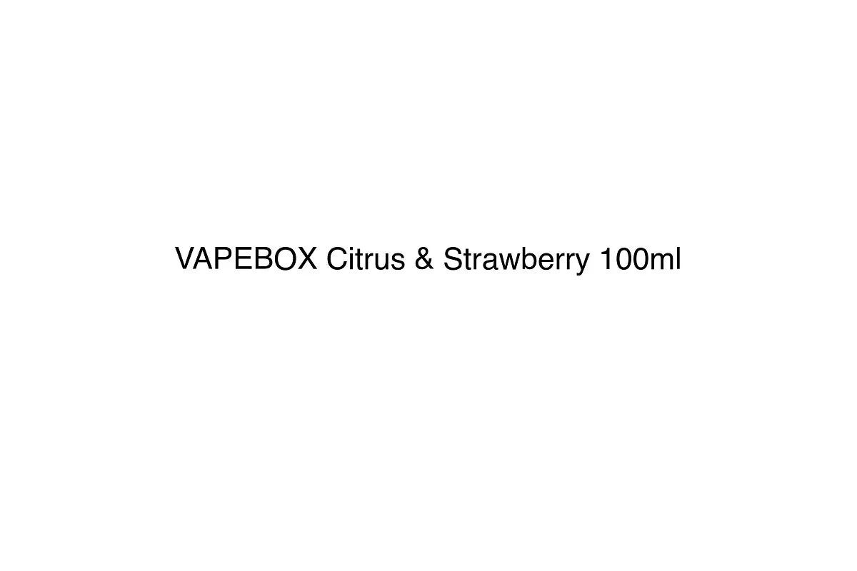 VAPEBOX Citrus & Strawberry 100ml -