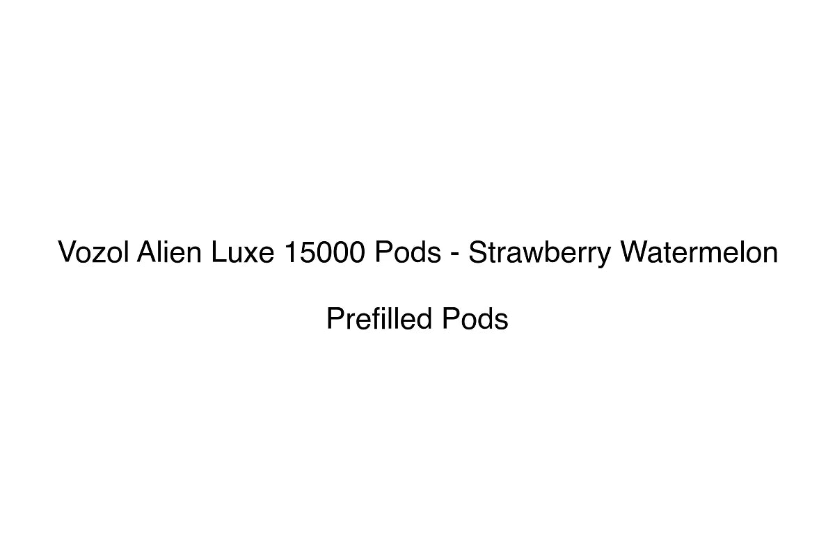 Vozol Alien Luxe 15000 Pods - Strawberry Watermelon - Prefilled Pods
