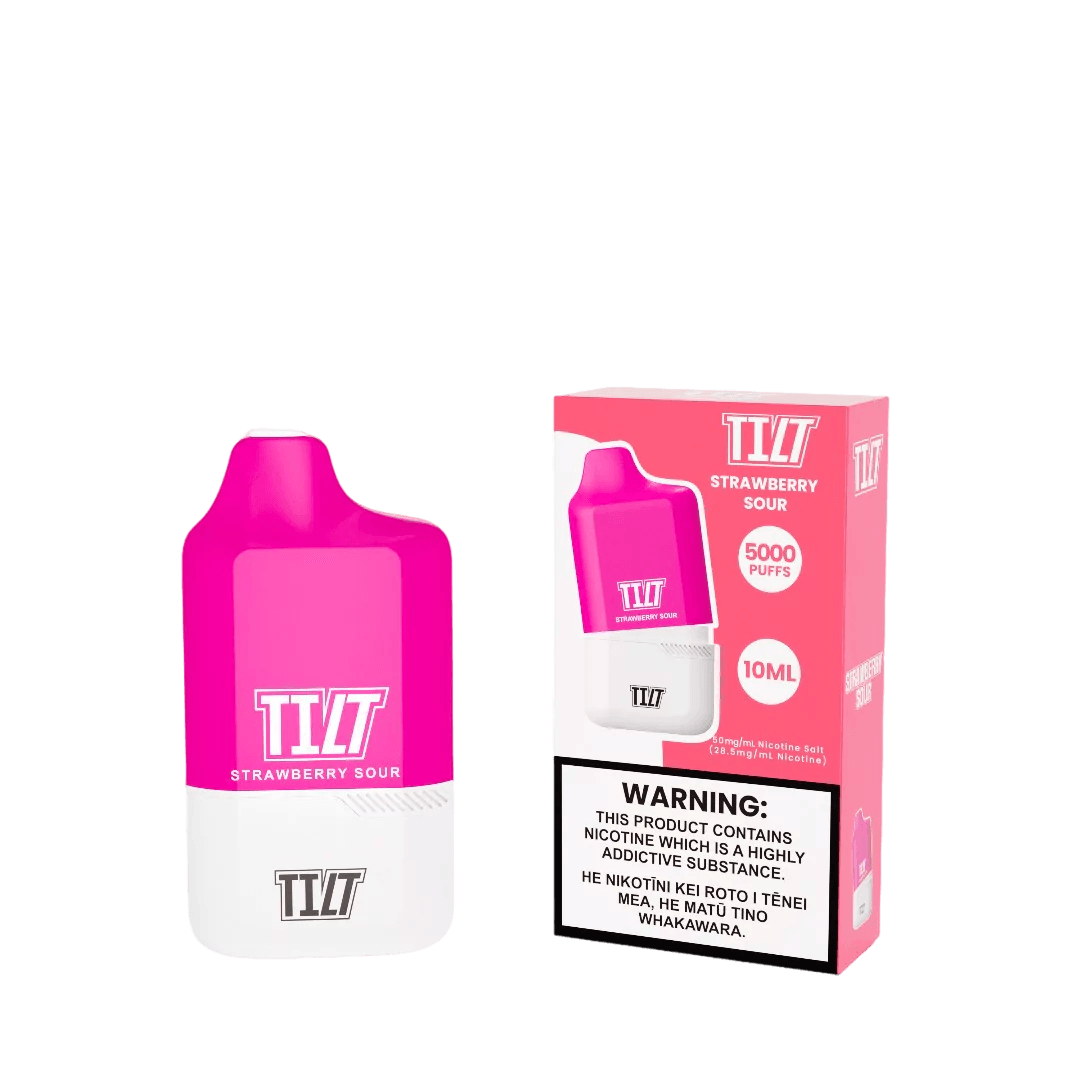 TILT Disposable Vape Kit - Strawberry Sour - Vape Vend