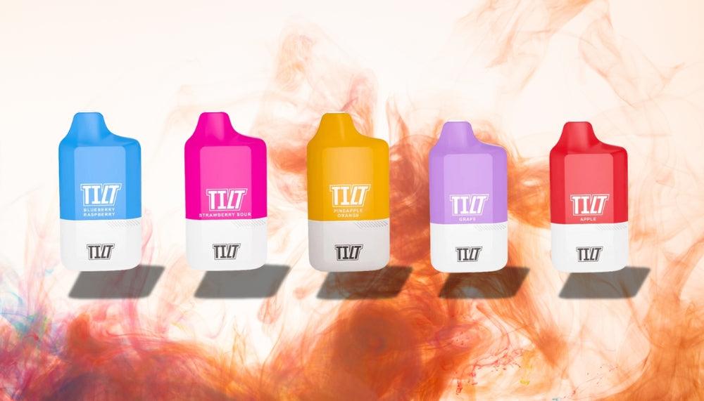 Tilt disposable vape showcasing innovative design and functionality