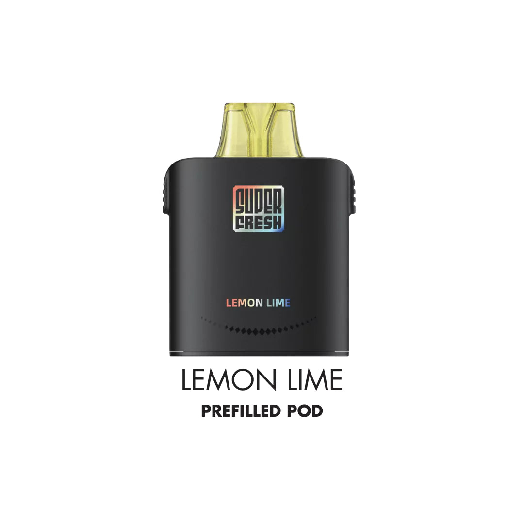Super Fresh XP-18000 Pod – Lemon Lime flavour with bold nicotine delivery