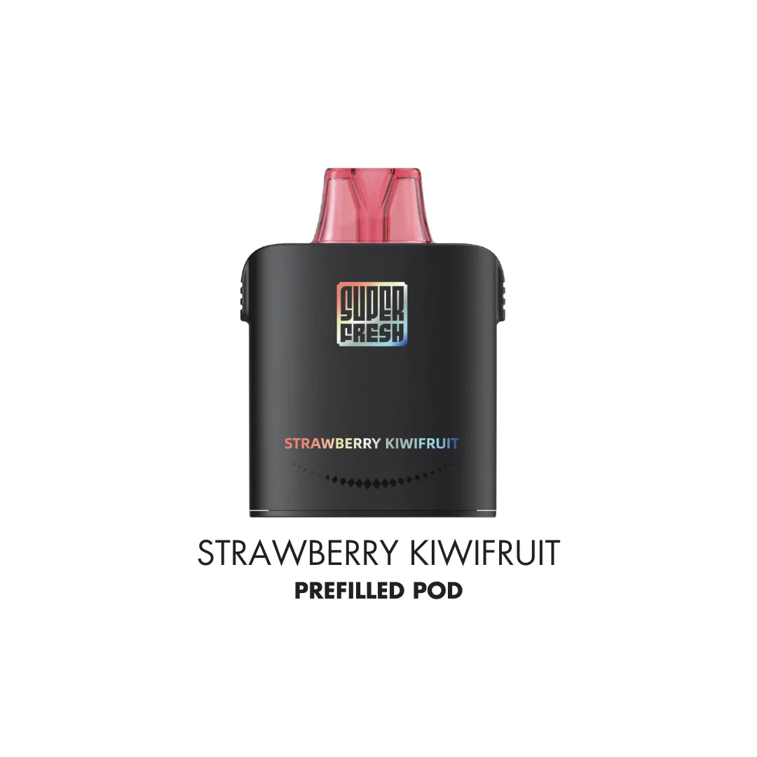 Super Fresh XP-18000 Pod – Strawberry Kiwifruit  Ice flavour with 18,000 puffs and dual mesh coil