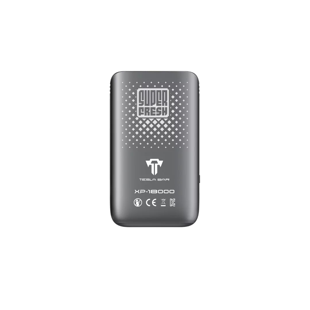 Super Fresh Tesla Bar XP-18000 Black  – powerful vape with 3 modes and airflow control