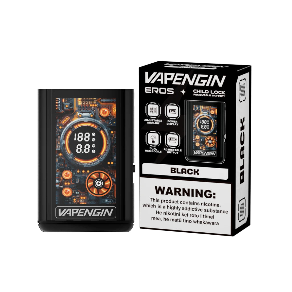Vapengin Eros 2000 Battery Unit in Black – Adjustable Output and Airflow