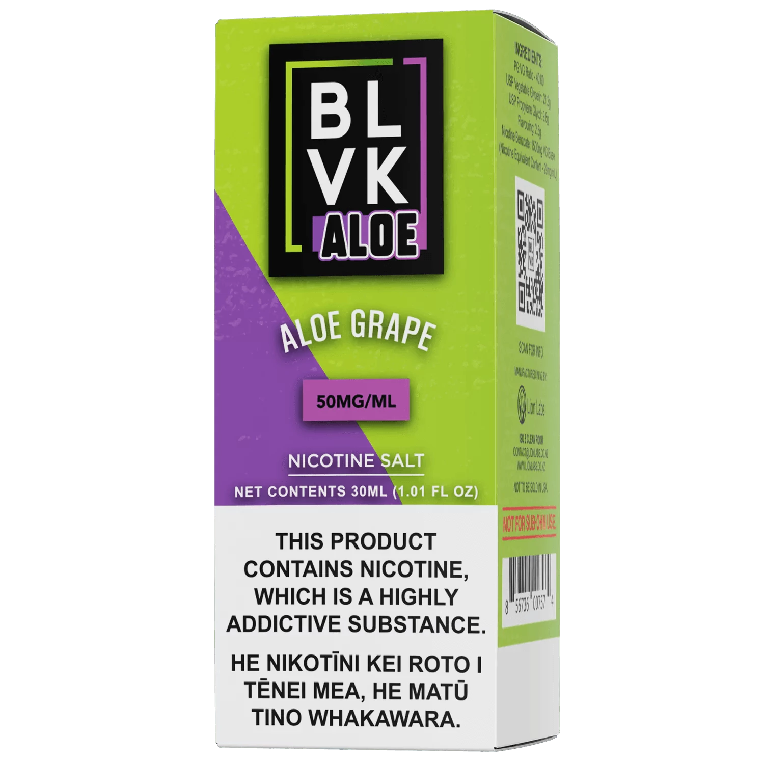 BLVK ALOE - Aloe Grape - Vape Vend