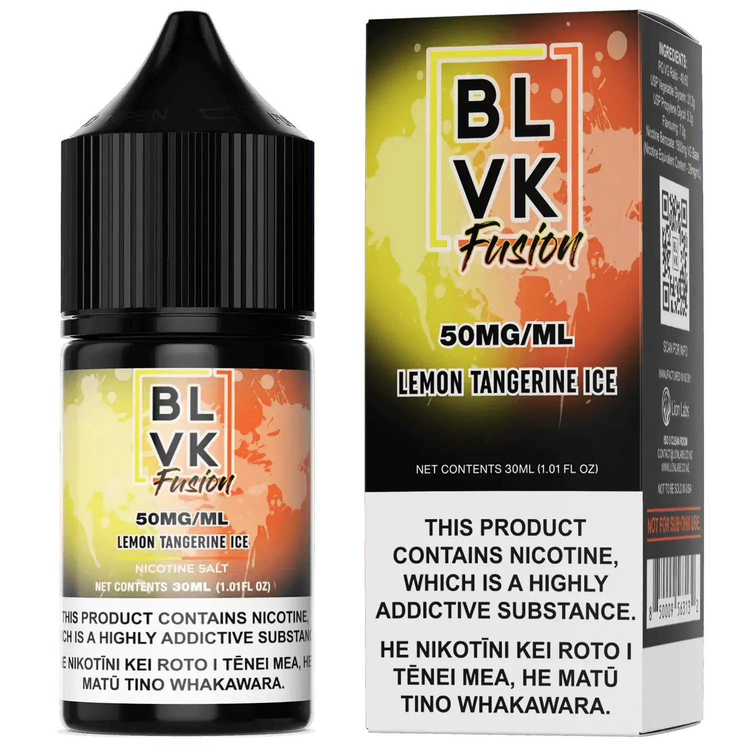 BLVK FUSION - Lemon Tangerine Ice - Vape Vend