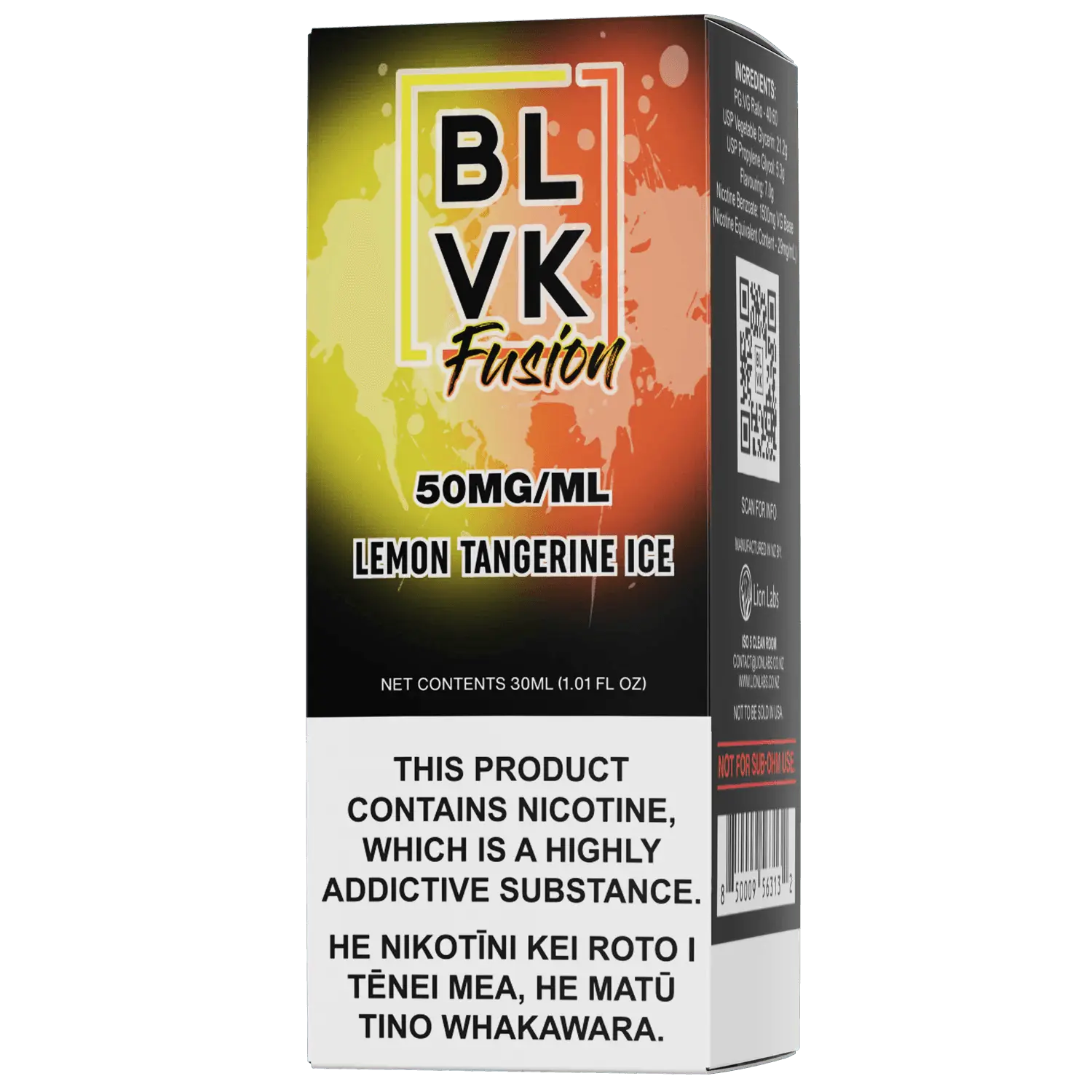 BLVK FUSION - Lemon Tangerine Ice - Vape Vend