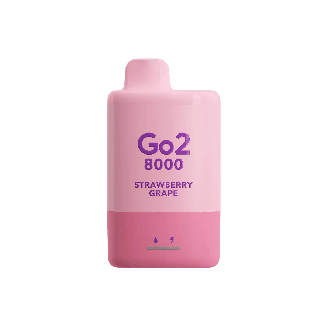 Go2 8000 Disposable Strawberry Grape 35mg/mL - Vape Vend