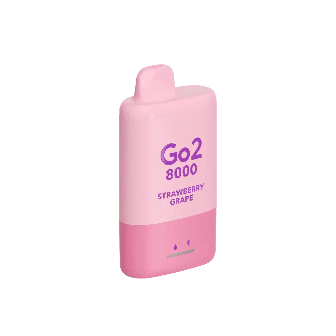 Go2 8000 Disposable Strawberry Grape 35mg/mL - Vape Vend