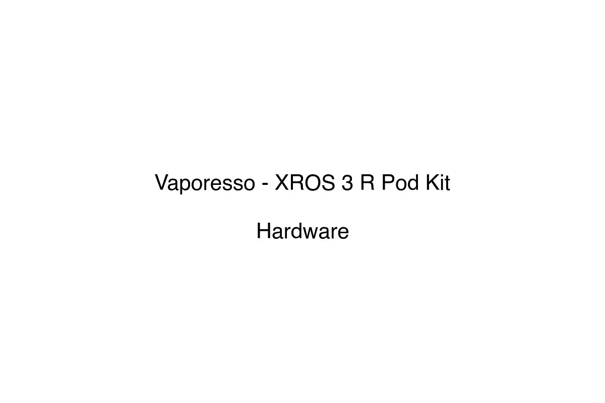 Vaporesso - XROS 3 R Pod Kit - Hardware