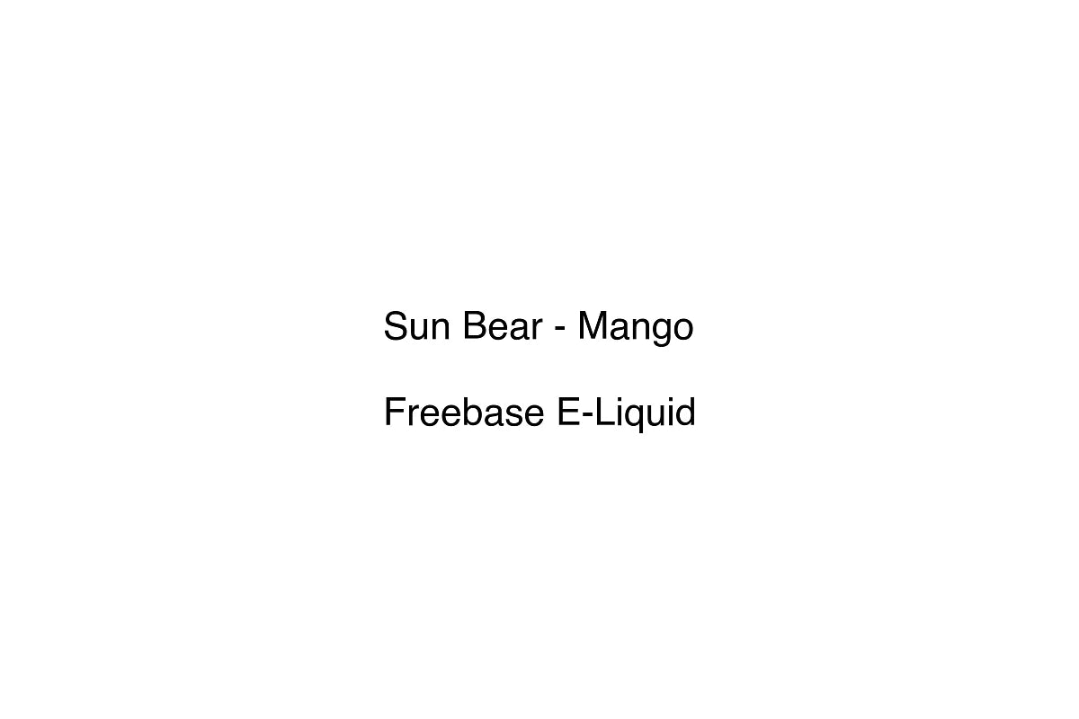 Sun Bear - Mango - Freebase E-Liquid